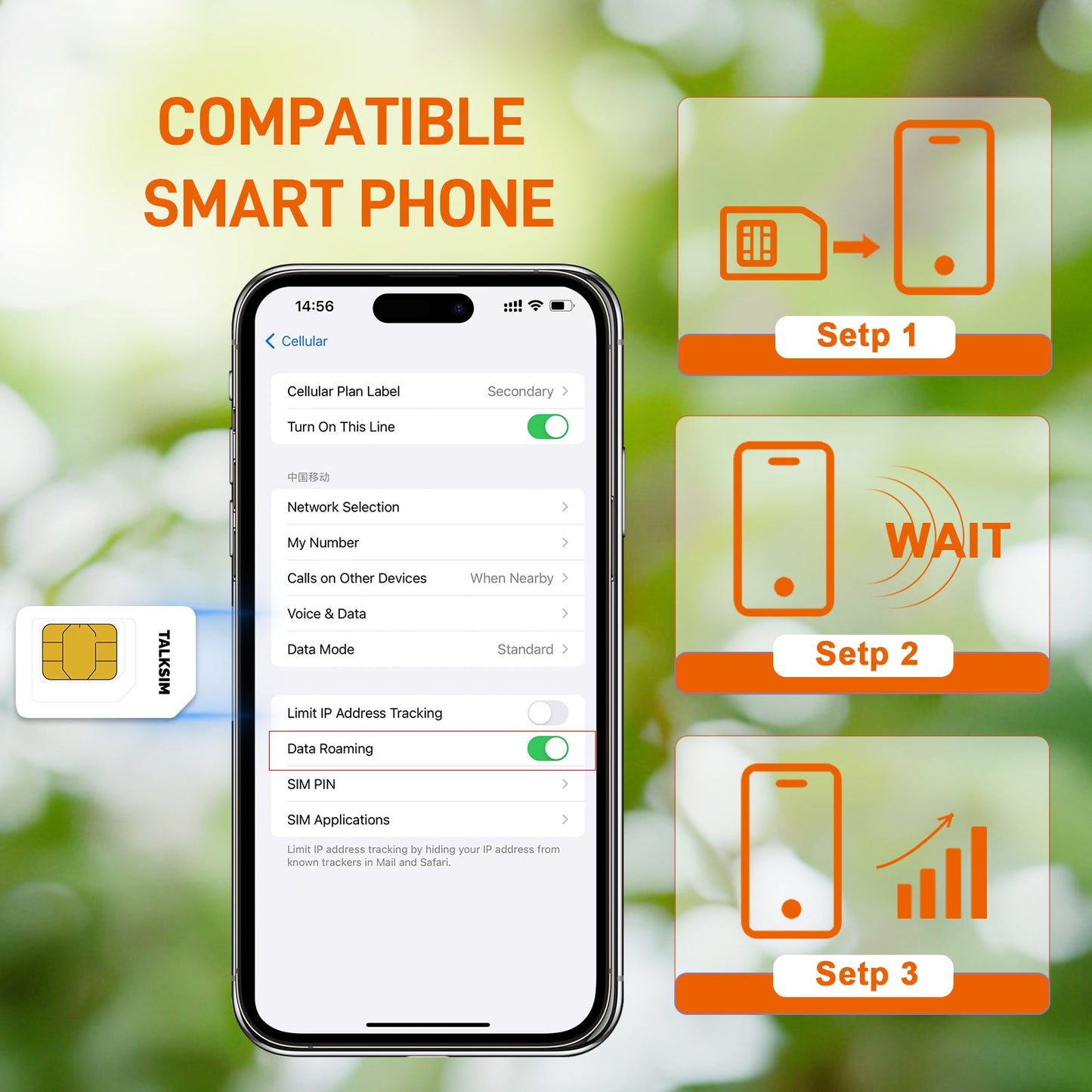 International Data SIM Card, 5G/4G LTE Coverage in USA and 51 Countries |UK, Europe, Asia, Oceania Prepaid Travel Data Only SIM for Portable WiFi Mobile Hotspot, Tablet, No Contract
