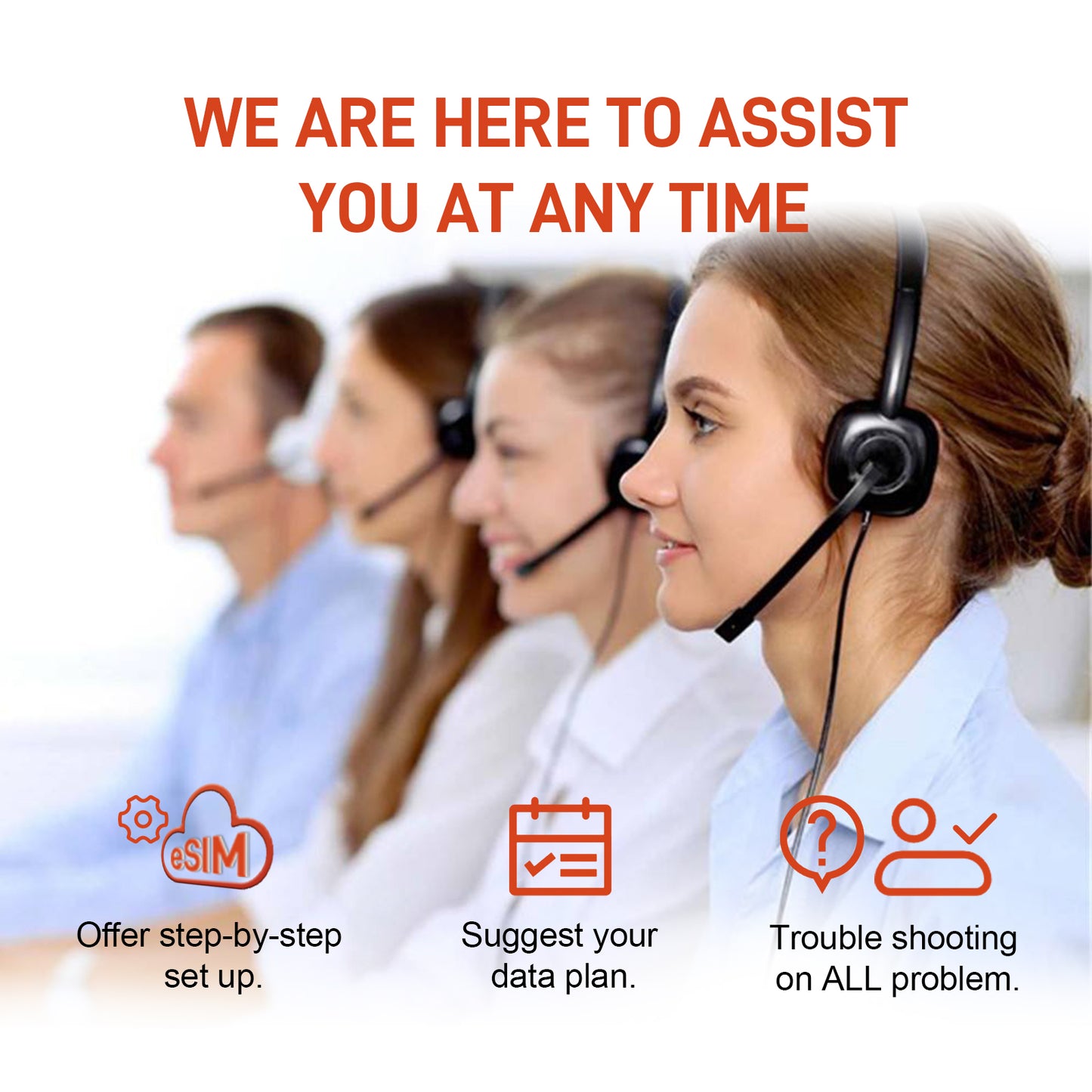 Unlimited Data eSIM|US, Europe & More, 51 Countries|No Contract|Flexible Plans