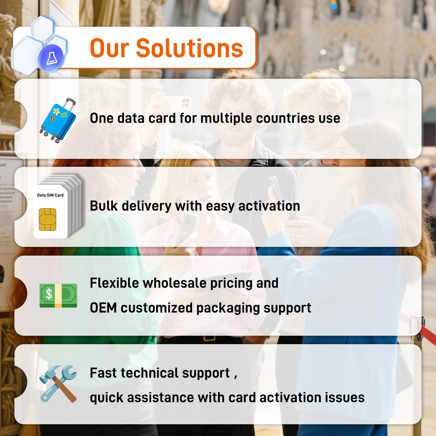 IoT Travel SIM Cards for Tourists - No Monthly Fee | Tri-Network Coverage (ATT/TMO/VZ) | Instant Activation